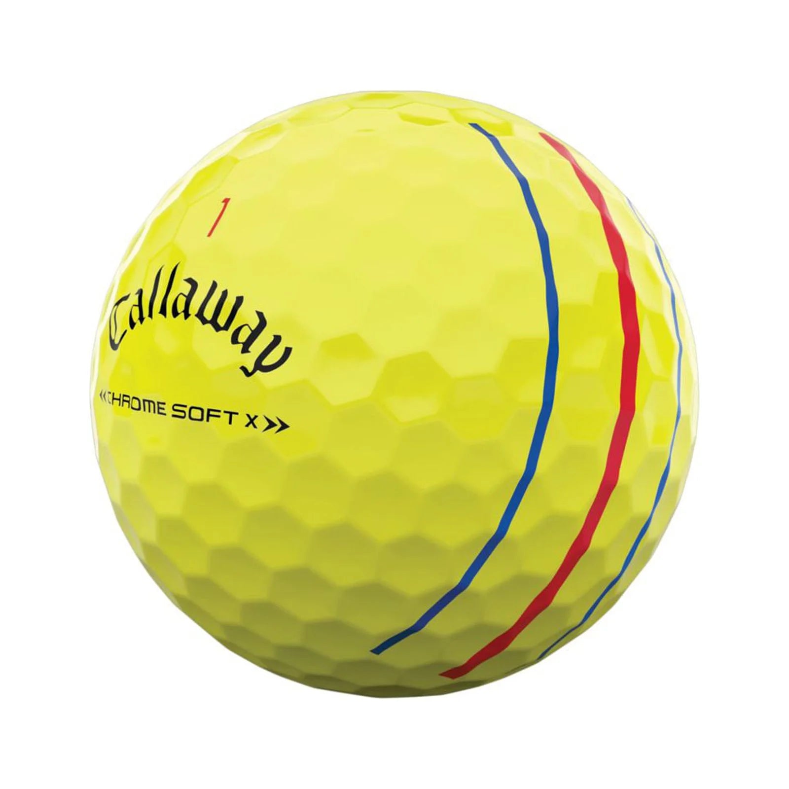 Chrome Soft X 22 Triple Track Golf Ball 12Pk Yellow