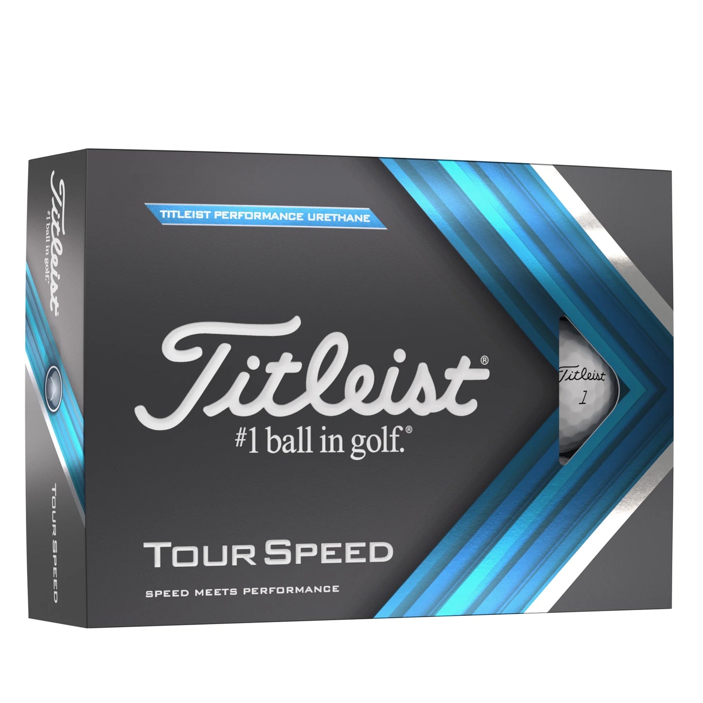 2022 Tour Speed Golf Balls, 12 Pack, White