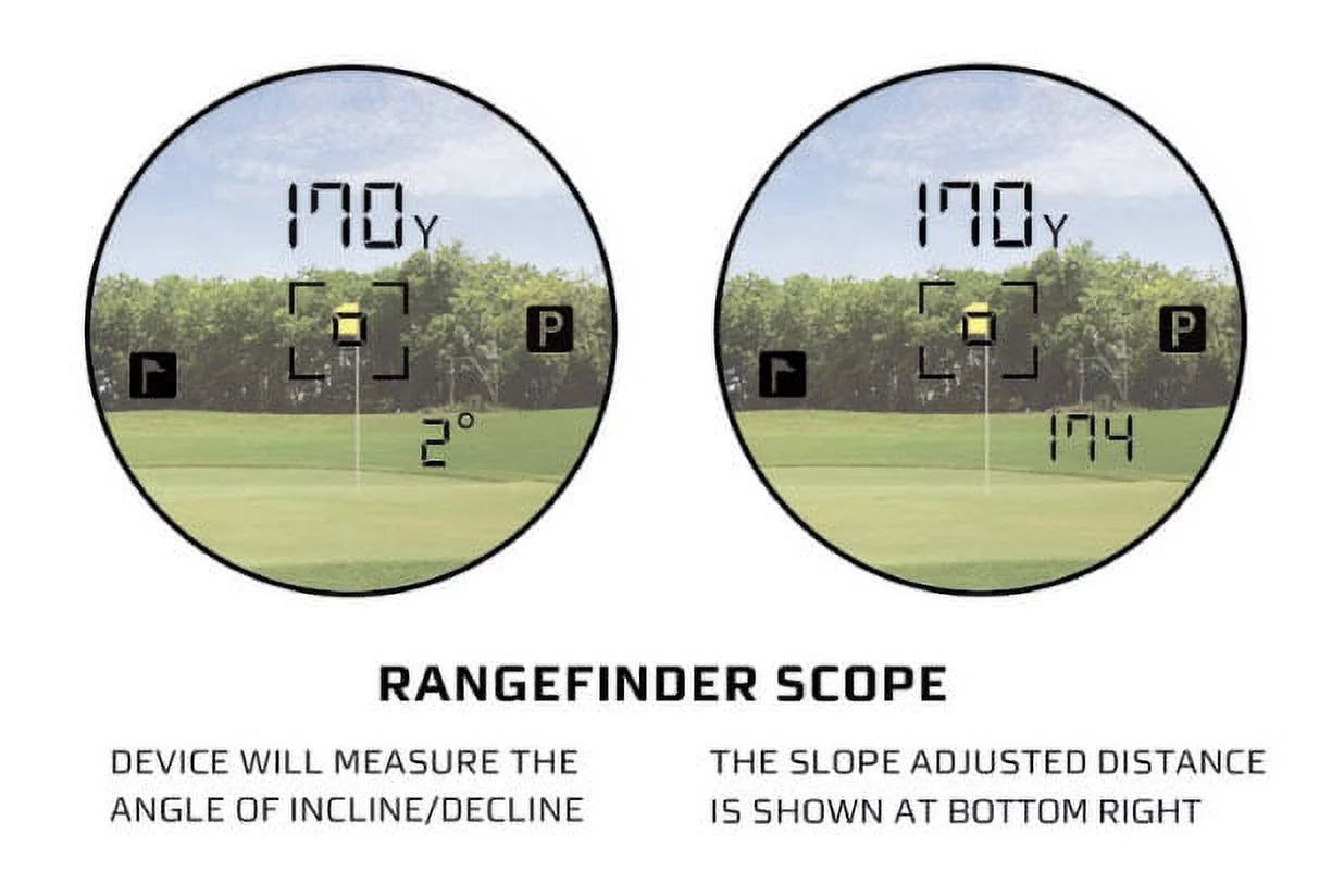 Callaway LS Slope Golf Laser Rangefinder, with Pulse Confirmation