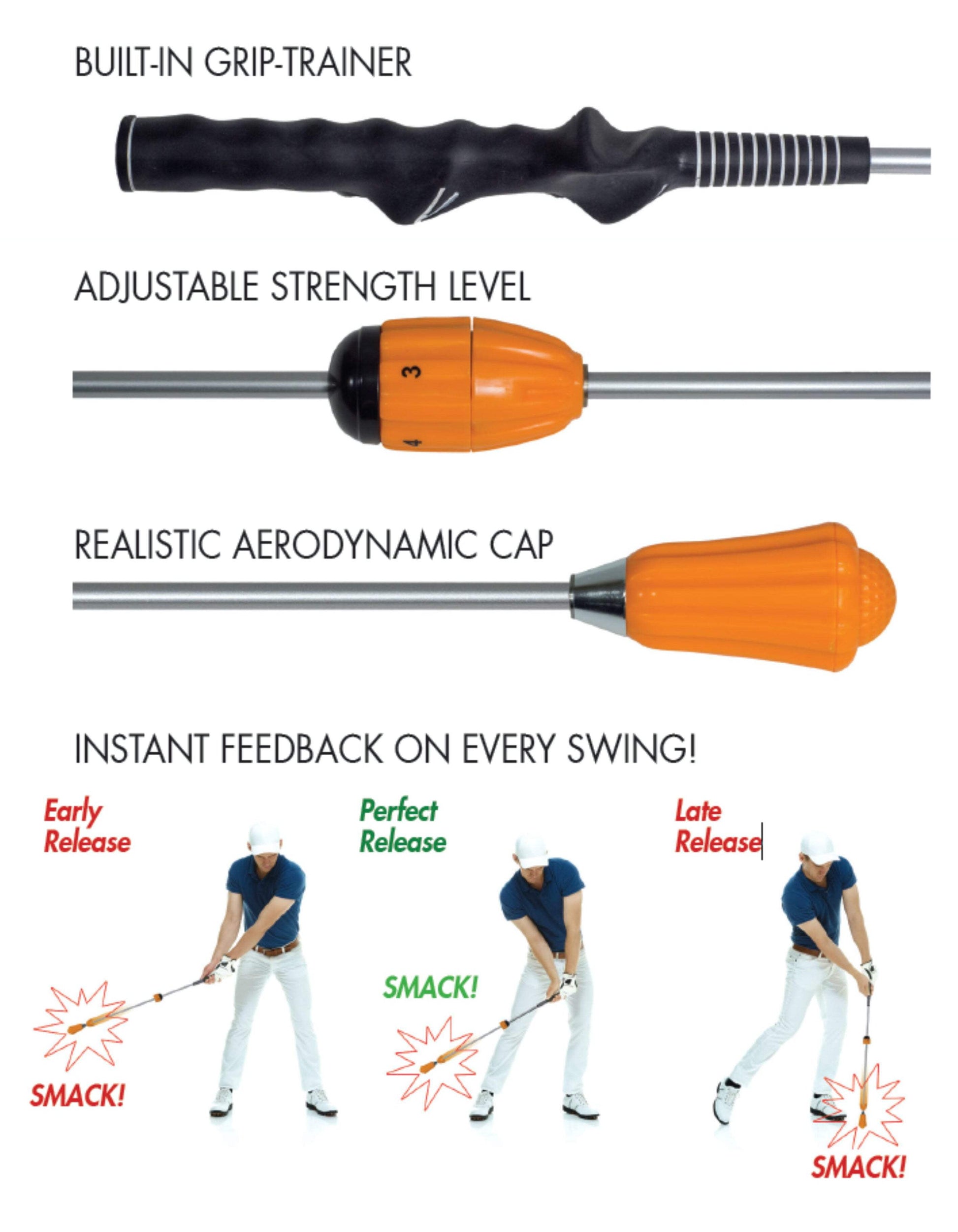 Golf Distance Training Aid - Increase Swing Speed and Develop Lag for More Power